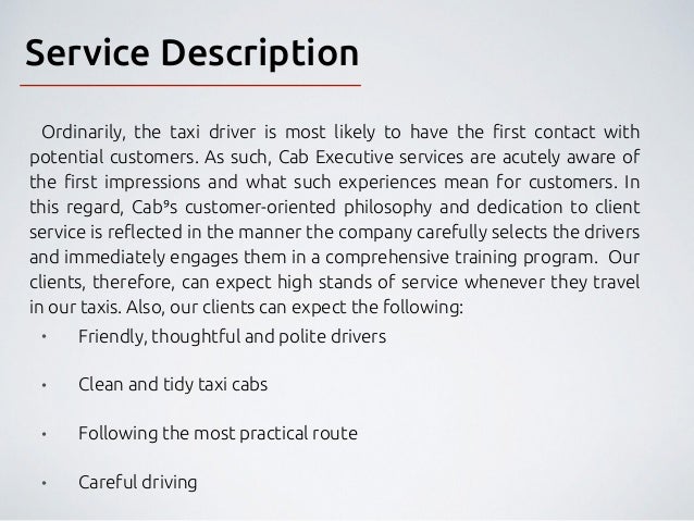 sample transportation business plan taxi service business plan startup costs